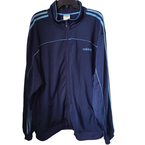 adidas Other - Adidas Classic 3 Stripes 2005 Original Men's Casual Track Jacket 2XL AGC004